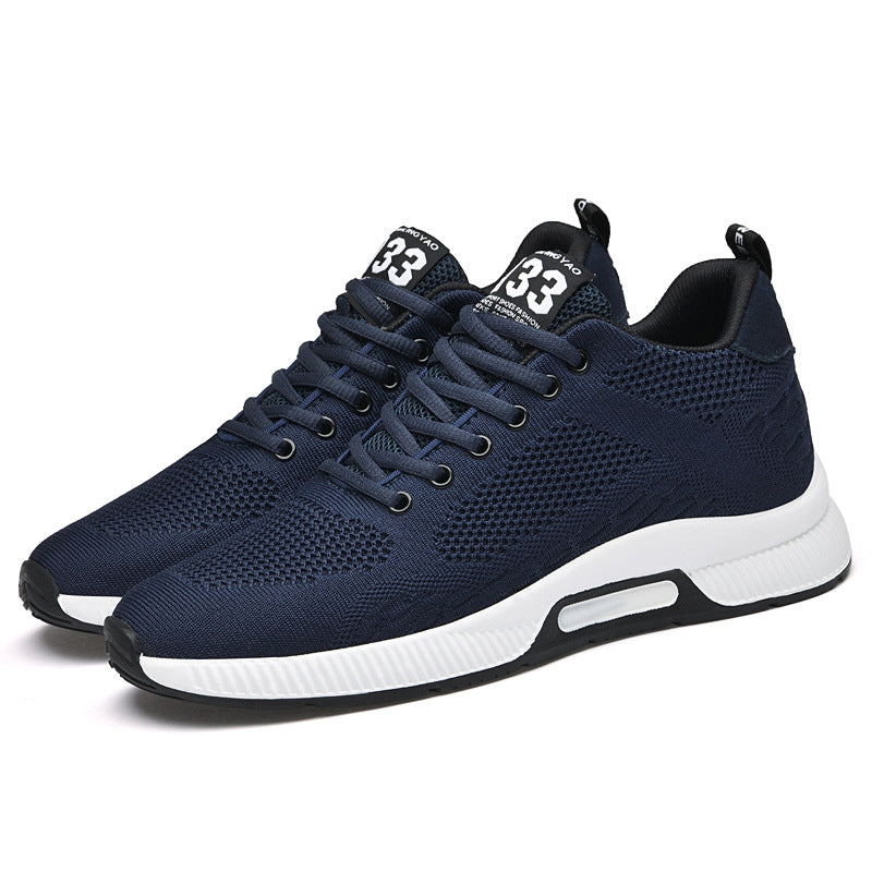 Flyknit Sneakers Mesh Shoes Wear-resistant Running Sports Casual Shoes