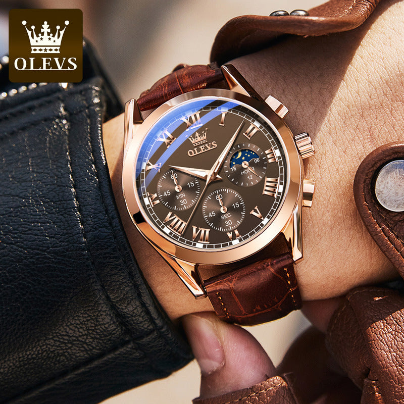Fashion Quartz Watch Multifunctional Men's Watch Men's Watch