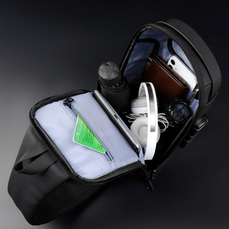 Biker Password Anti-theft Chest Bag Personalized Shoulder Sports Waist Bag