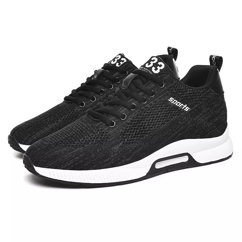 Flyknit Sneakers Mesh Shoes Wear-resistant Running Sports Casual Shoes