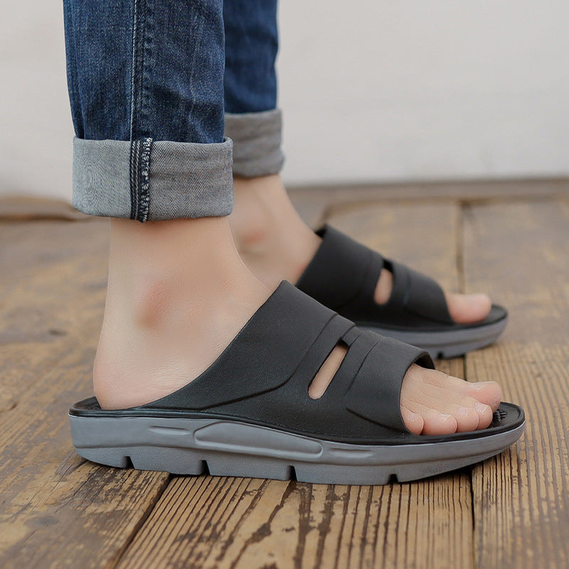 Plus Size Thick Sole Arch Slippers Indoor Flop Hotel Rehabilitation Slippers