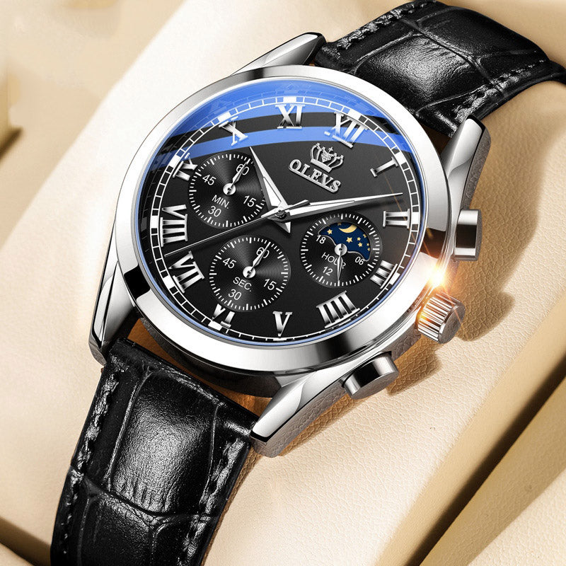 Fashion Quartz Watch Multifunctional Men's Watch Men's Watch