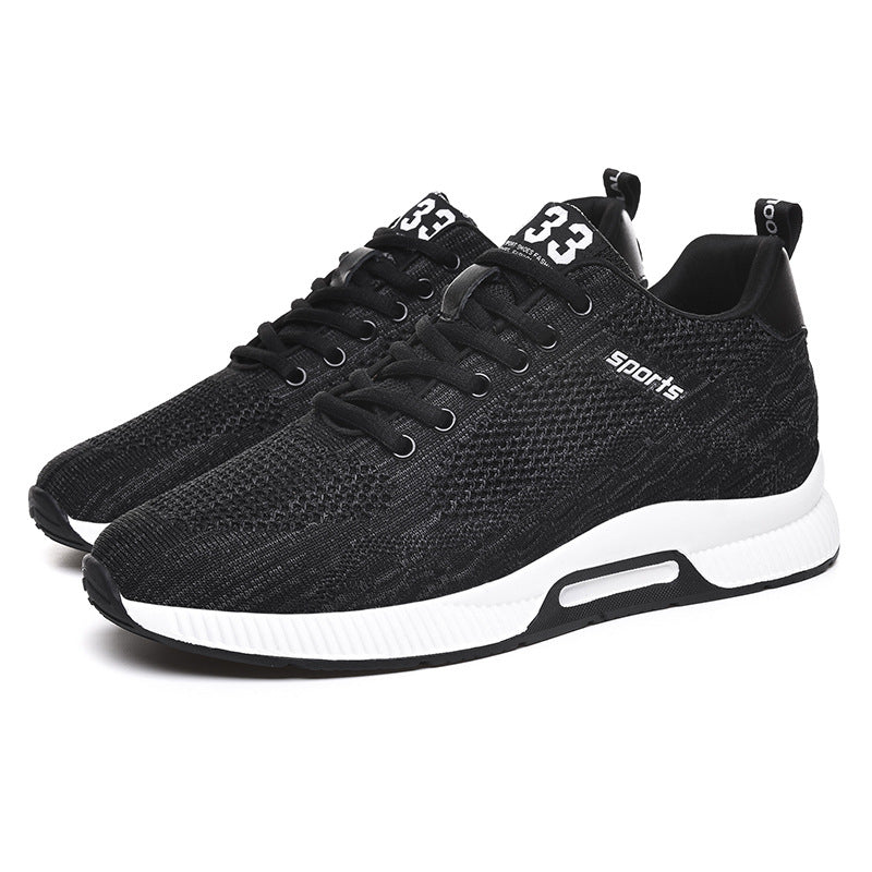 Flyknit Sneakers Mesh Shoes Wear-resistant Running Sports Casual Shoes