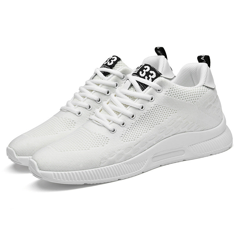 Flyknit Sneakers Mesh Shoes Wear-resistant Running Sports Casual Shoes