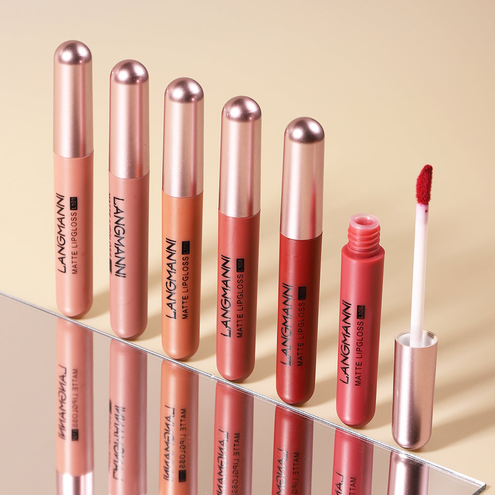 Set of 6 Matte Velvet Lip Glosses