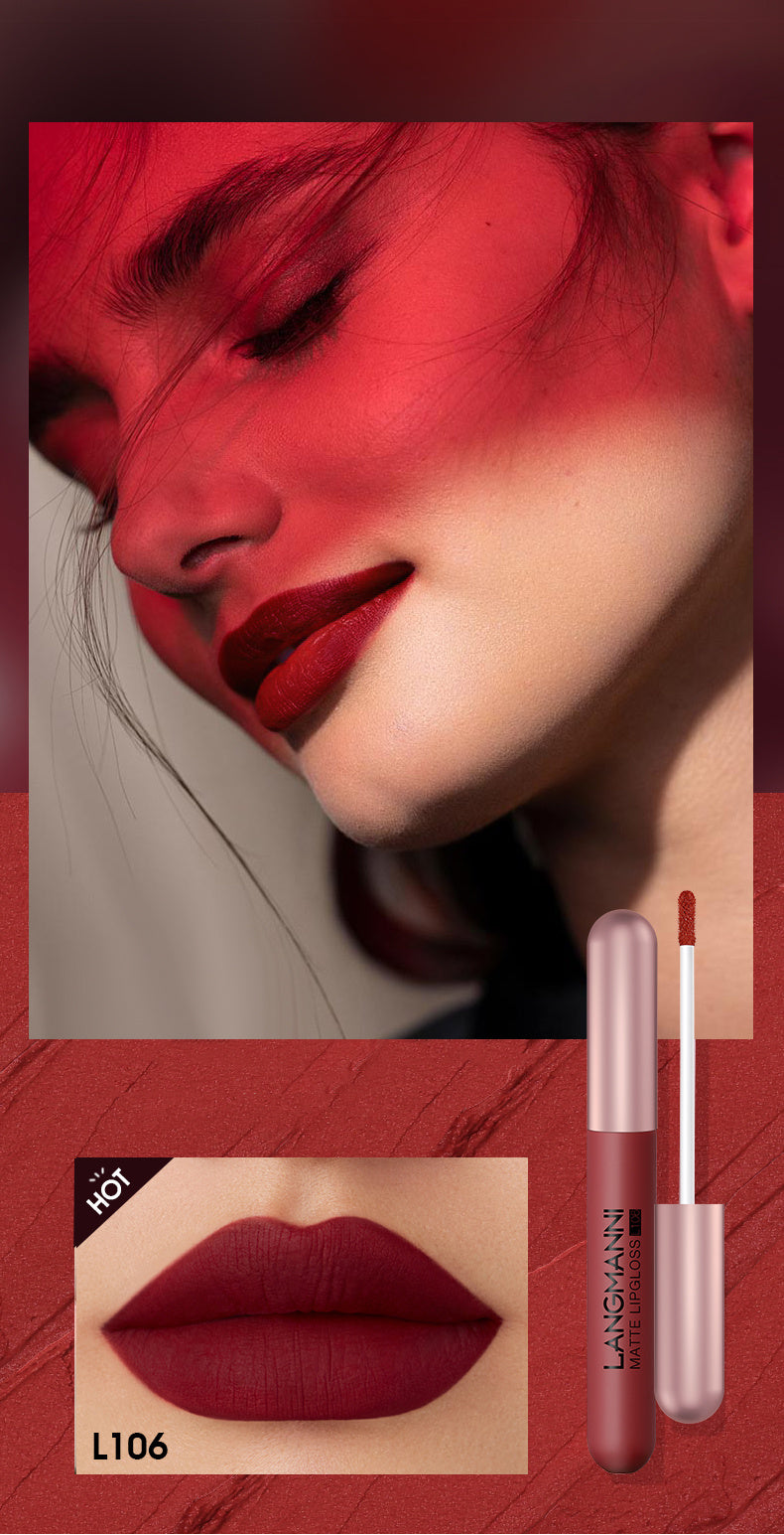 Set of 6 Matte Velvet Lip Glosses