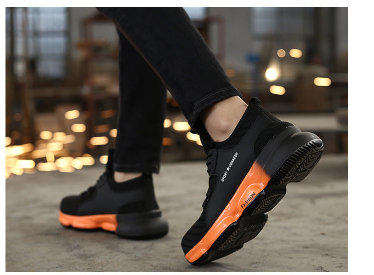 Summer Anti-smashing Anti-piercing Breathable Work Shoes Construction Site Safety Shoes Labor Protection Shoes