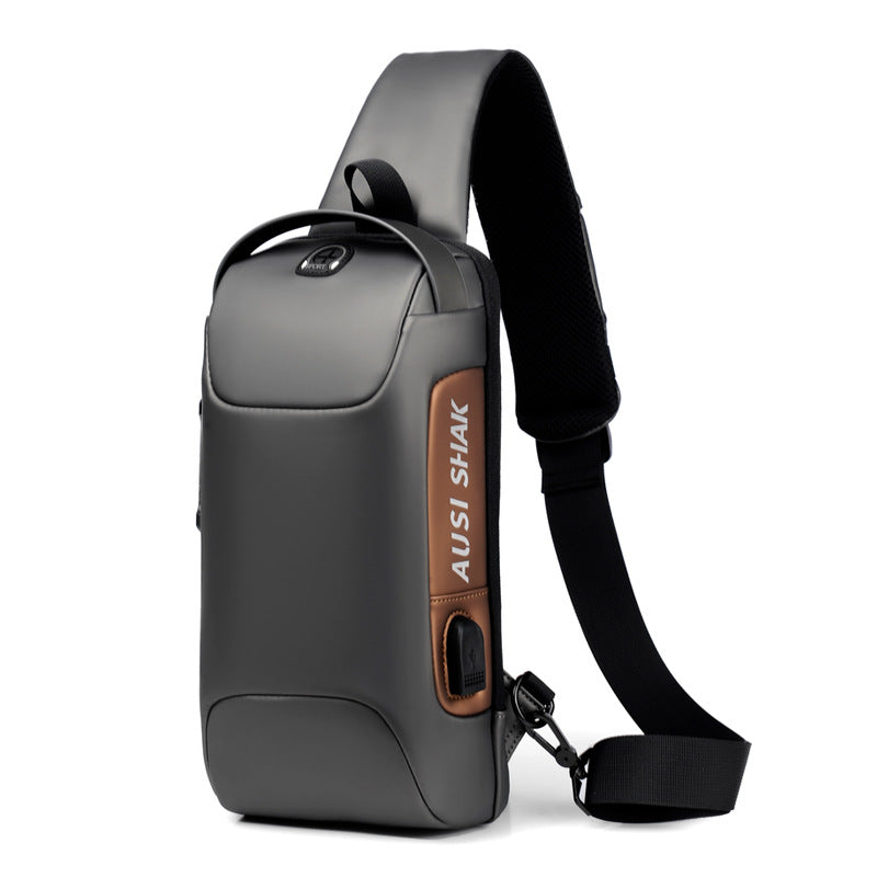 Biker Password Anti-theft Chest Bag Personalized Shoulder Sports Waist Bag