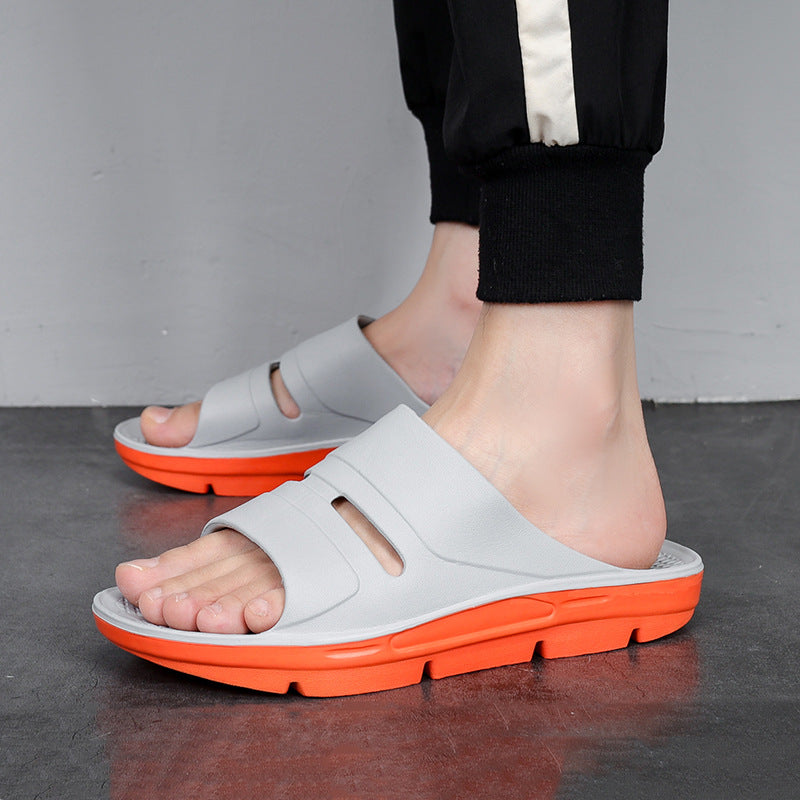 Plus Size Thick Sole Arch Slippers Indoor Flop Hotel Rehabilitation Slippers