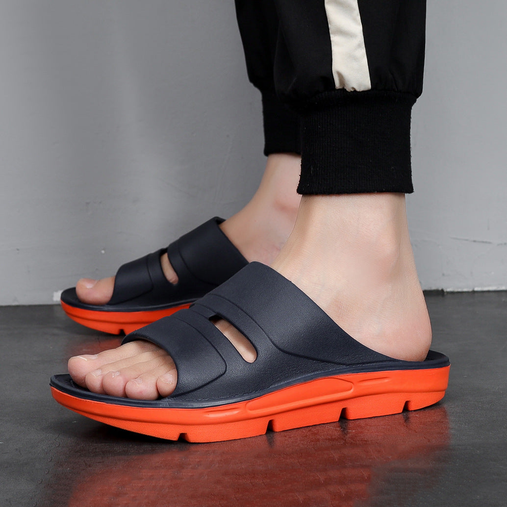 Plus Size Thick Sole Arch Slippers Indoor Flop Hotel Rehabilitation Slippers