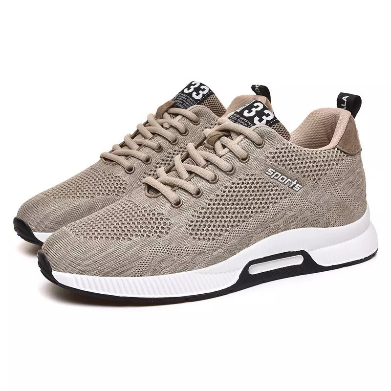 Flyknit Sneakers Mesh Shoes Wear-resistant Running Sports Casual Shoes