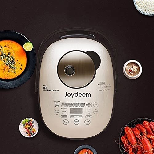 US Spot JOYDEEM AIRC-4001 Smart Induction Heating System Rice Cooker, 24-hours Pre-set Timer, 4 L 8 Cup Capicity