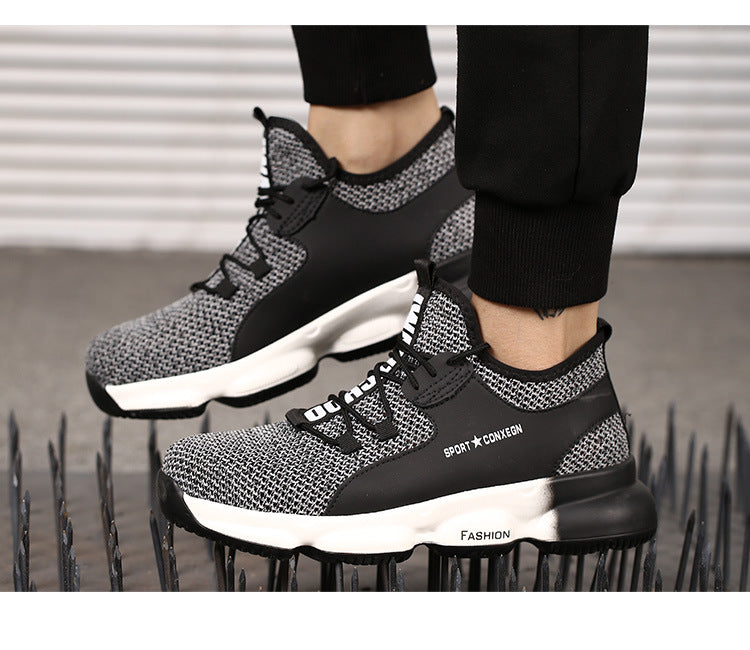 Summer Anti-smashing Anti-piercing Breathable Work Shoes Construction Site Safety Shoes Labor Protection Shoes