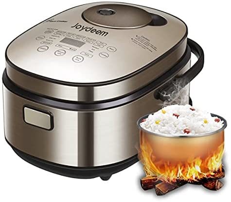 US Spot JOYDEEM AIRC-4001 Smart Induction Heating System Rice Cooker, 24-hours Pre-set Timer, 4 L 8 Cup Capicity