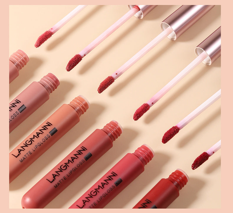 Set of 6 Matte Velvet Lip Glosses