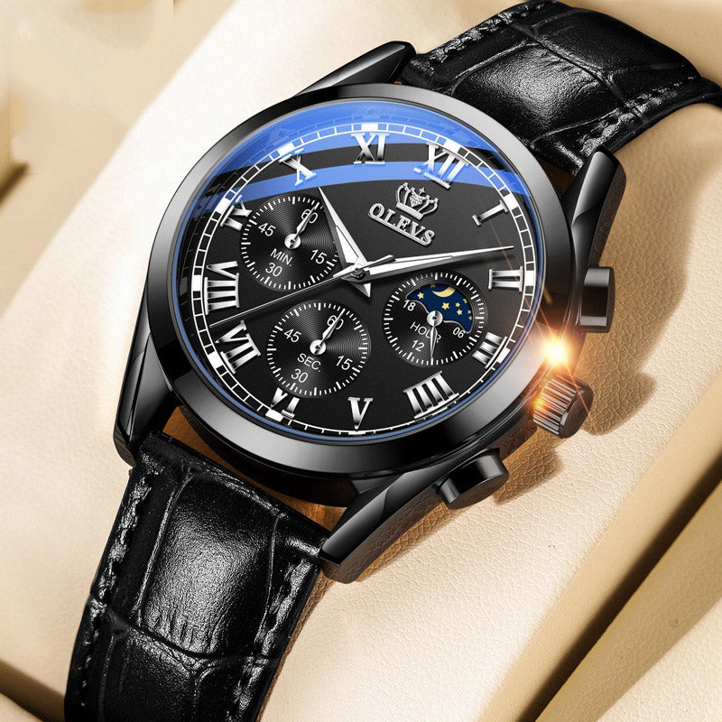 Fashion Quartz Watch Multifunctional Men's Watch Men's Watch
