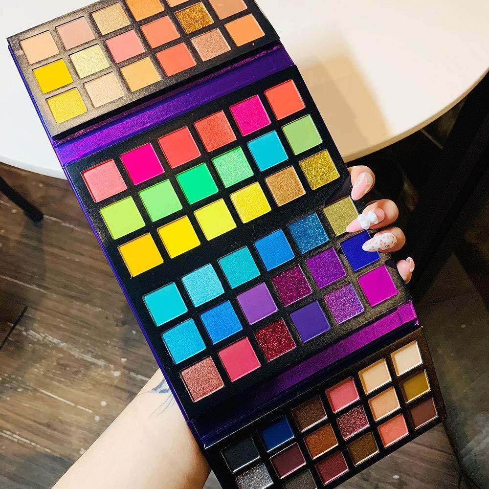 [Shimmer Eyeshadow Palette] 72 Color Eyeshadow Palette - Shimmer Matte Nude Natural All In One - Carnival/Mardi Gras/Masquerade Color Board