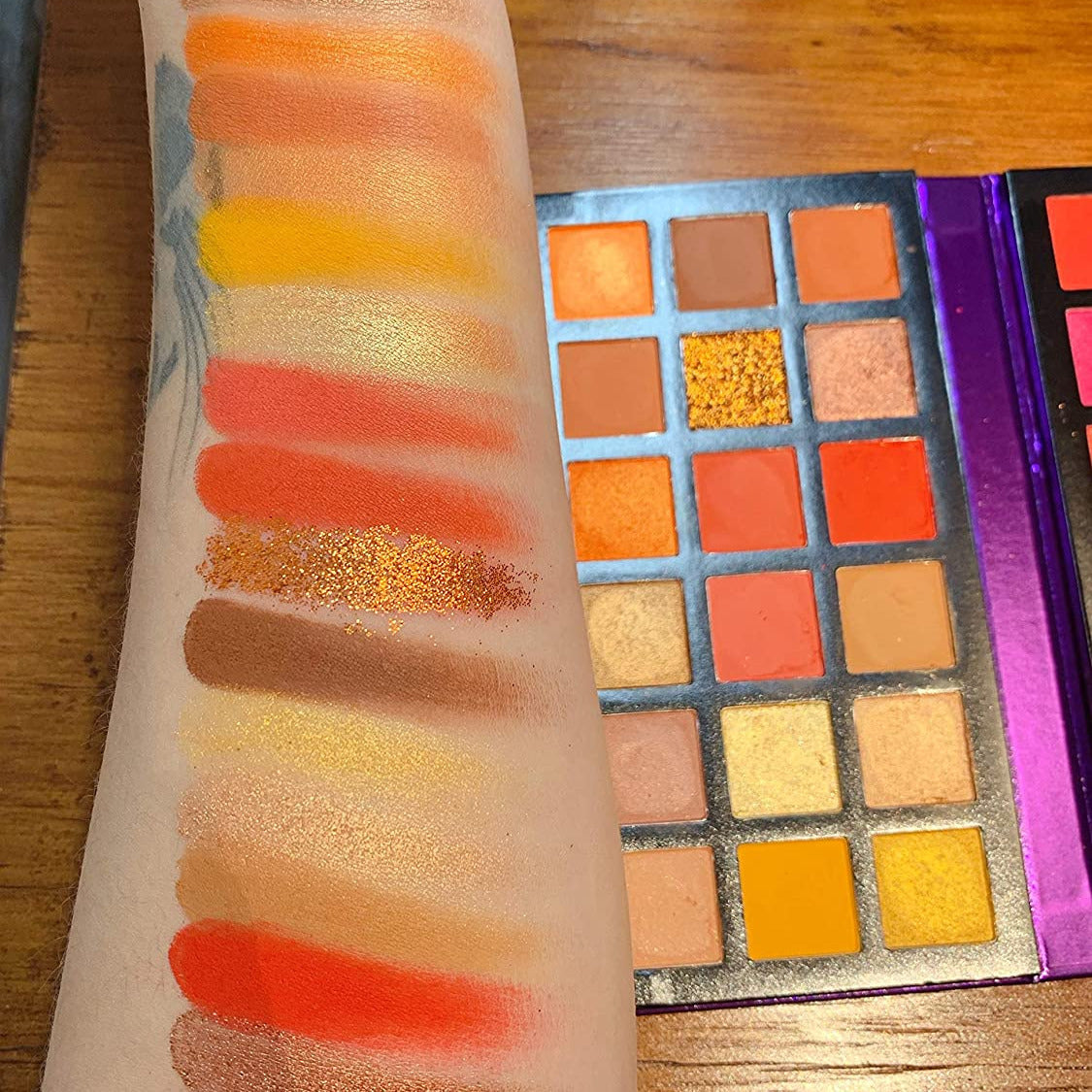 [Shimmer Eyeshadow Palette] 72 Color Eyeshadow Palette - Shimmer Matte Nude Natural All In One - Carnival/Mardi Gras/Masquerade Color Board