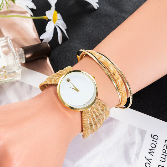 Fashion Simple Watch Butterfly Mesh Belt Women's Luxury Bracelet Watch