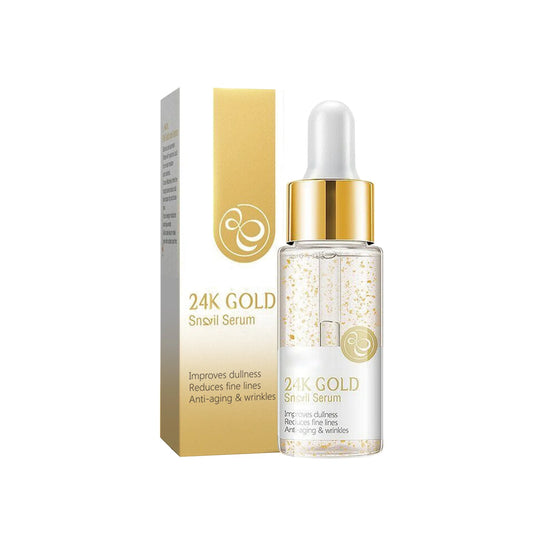 OEM 24K Gold Anti-Aging Skin Care Serum 15ml Shining Oil for Essence for Facial Firming Fine Lines Nasolabial Folds Wrinkle Lift