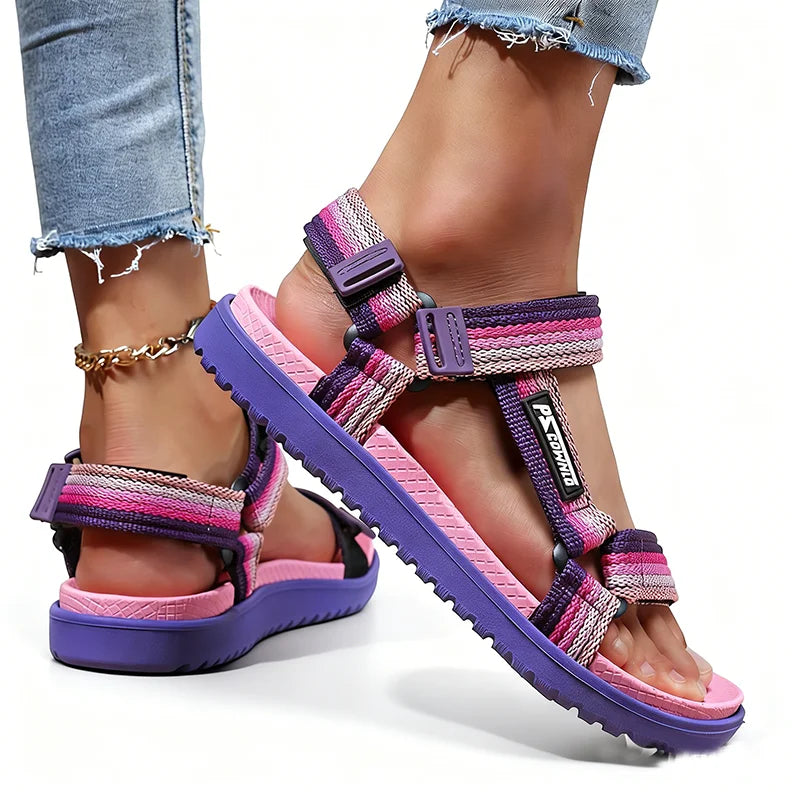 Summer women's Sandals Fashion Leisure Beach Holiday Sandals for women's Lightweight Shoes New Outdoor Comfortable Casual Sandal