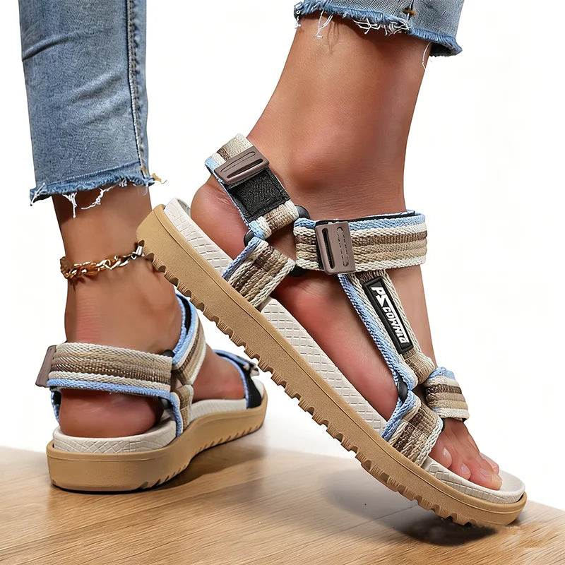 Summer women's Sandals Fashion Leisure Beach Holiday Sandals for women's Lightweight Shoes New Outdoor Comfortable Casual Sandal