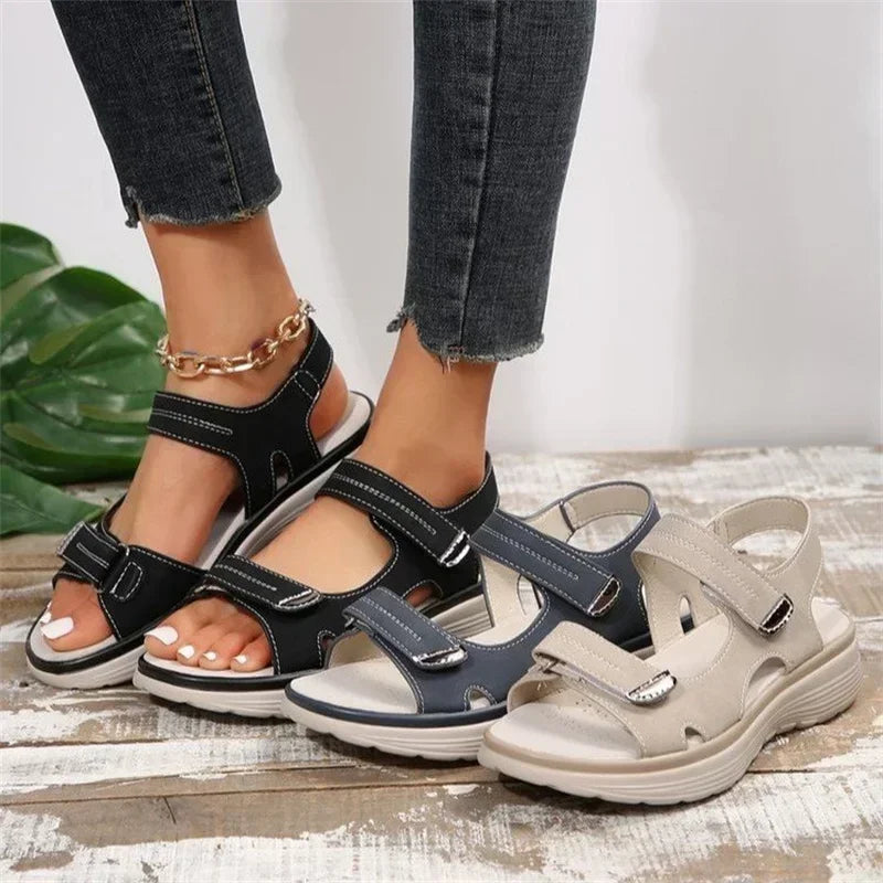 Summer Sandals Fashion Durable Sandals Ladies2025 New Travel Women Shoes Outdoor Beach Slippers Lightweight Platform Sandals