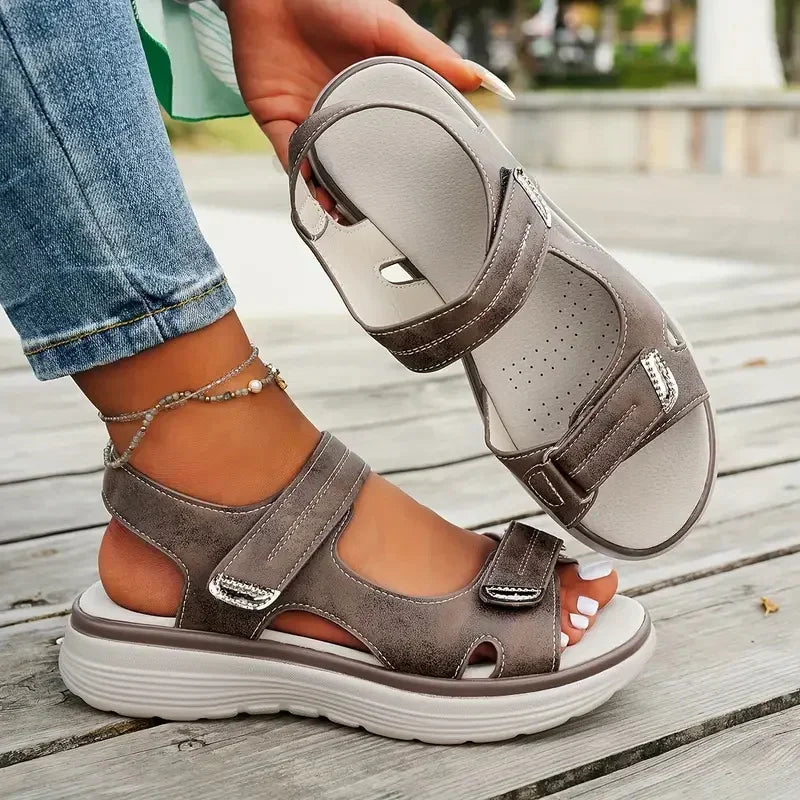 Summer Sandals Fashion Durable Sandals Ladies2025 New Travel Women Shoes Outdoor Beach Slippers Lightweight Platform Sandals