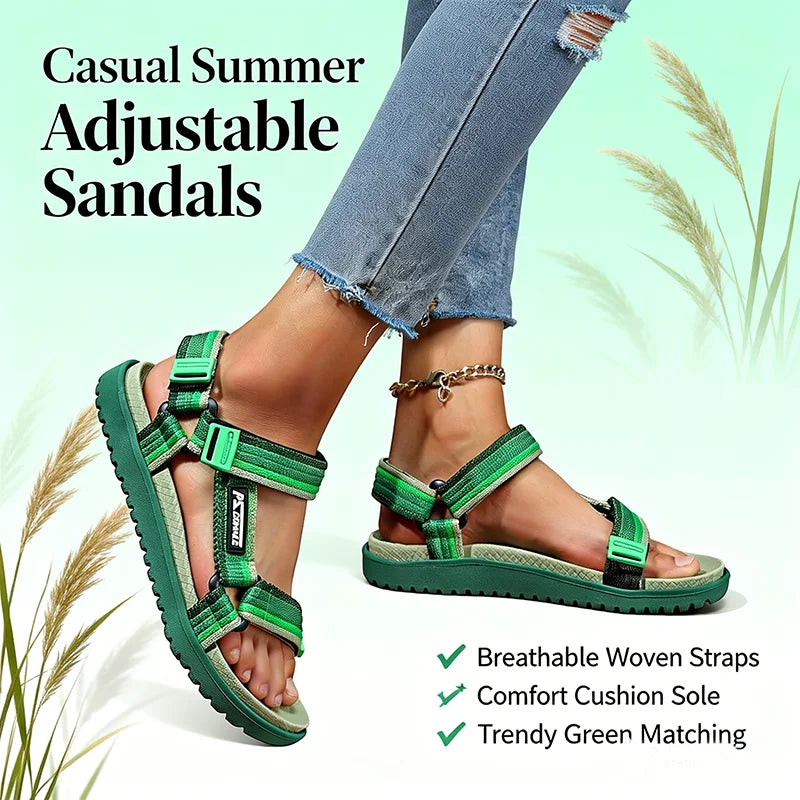 Summer women's Sandals Fashion Leisure Beach Holiday Sandals for women's Lightweight Shoes New Outdoor Comfortable Casual Sandal